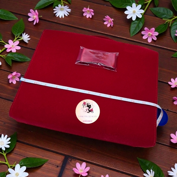 Estee Lauder Makeup Cosmetic Bag TRAIN CASE RED - Picture 9 of 13